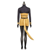 Hollow Knight: Silksong (2025) Shakra Black Yellow Set Outfits Cosplay Costume